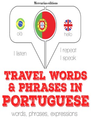 cover image of Travel words and phrases in Portuguese